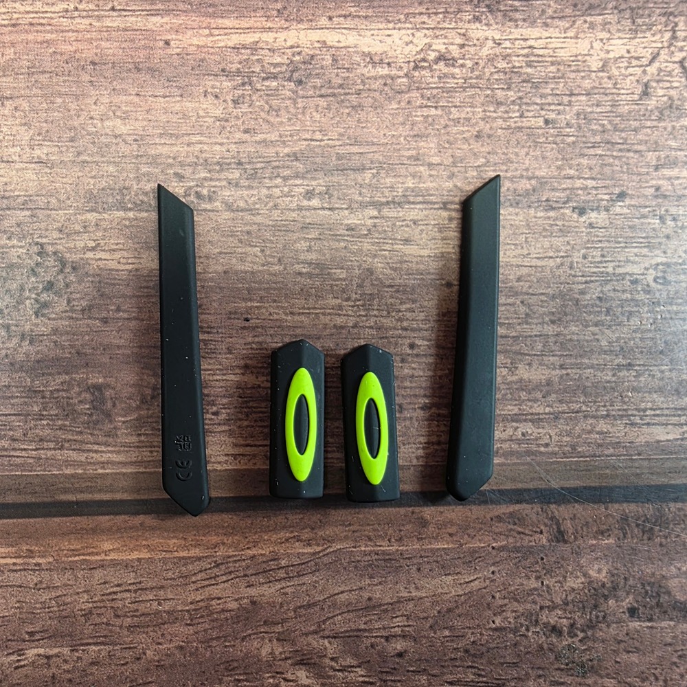 Oakley Crosslink XS OY8007-0150 Satin Black Green Temple Sleeves & Icons 4497